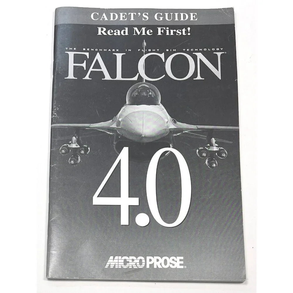 Falcon 4.0 (Micro Prose, 1998) CADET'S GUIDE ONLY *No Game Included* EUC